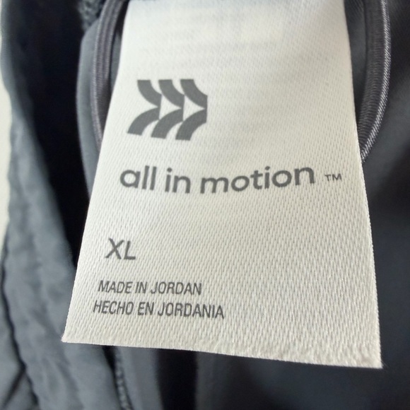 Men's 360 Lifestyle Drawstring Pants - All In Motion Gray XL Moisture Wicking - Picture 12 of 13